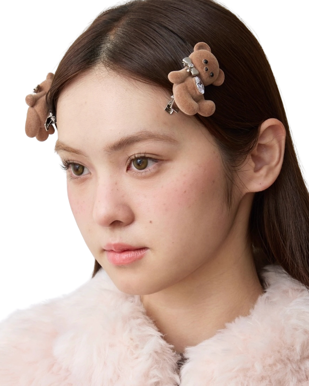 Teddy Hair Clips
