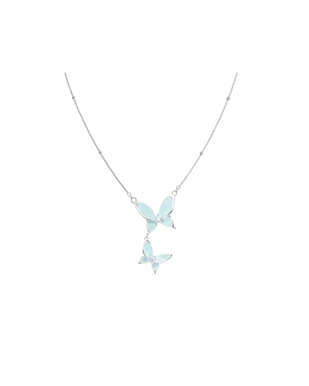 Icy Butterfly Necklace