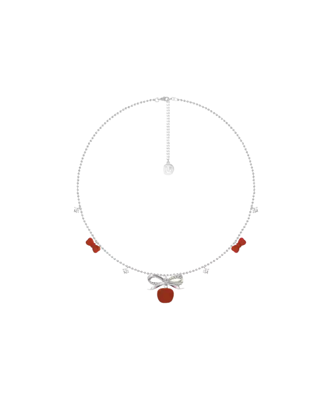 Apple Velvet Necklace