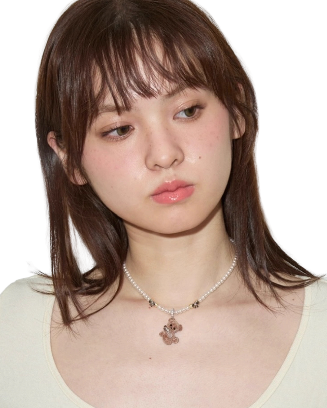 Teddy Pearl Style Necklace