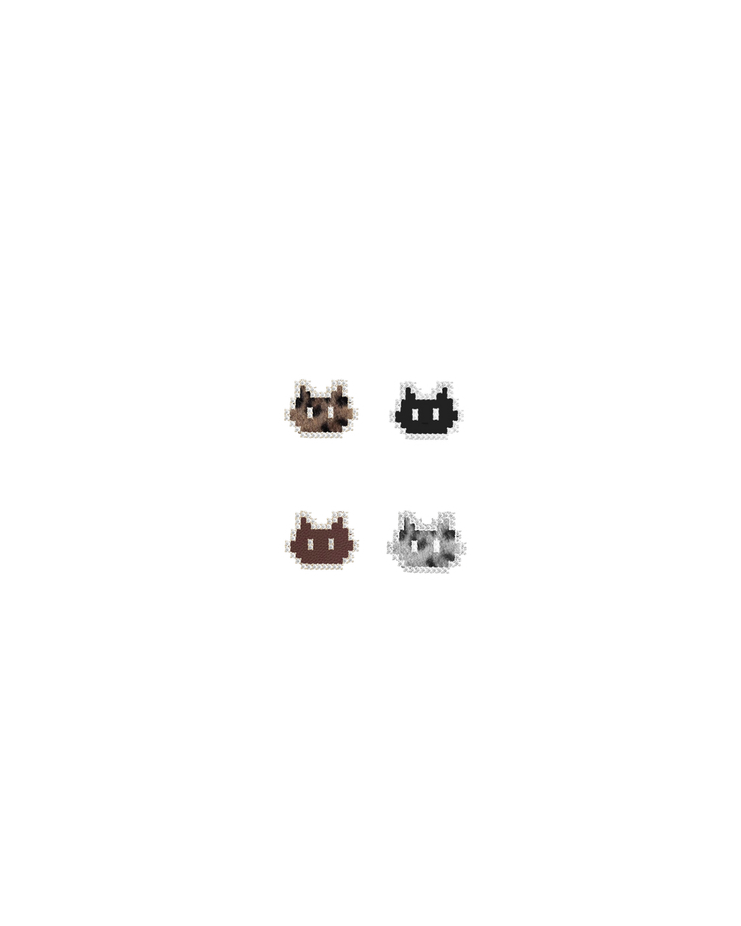Kitty Stud Earrings