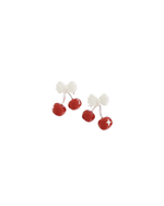 Cherry Bow Earrings